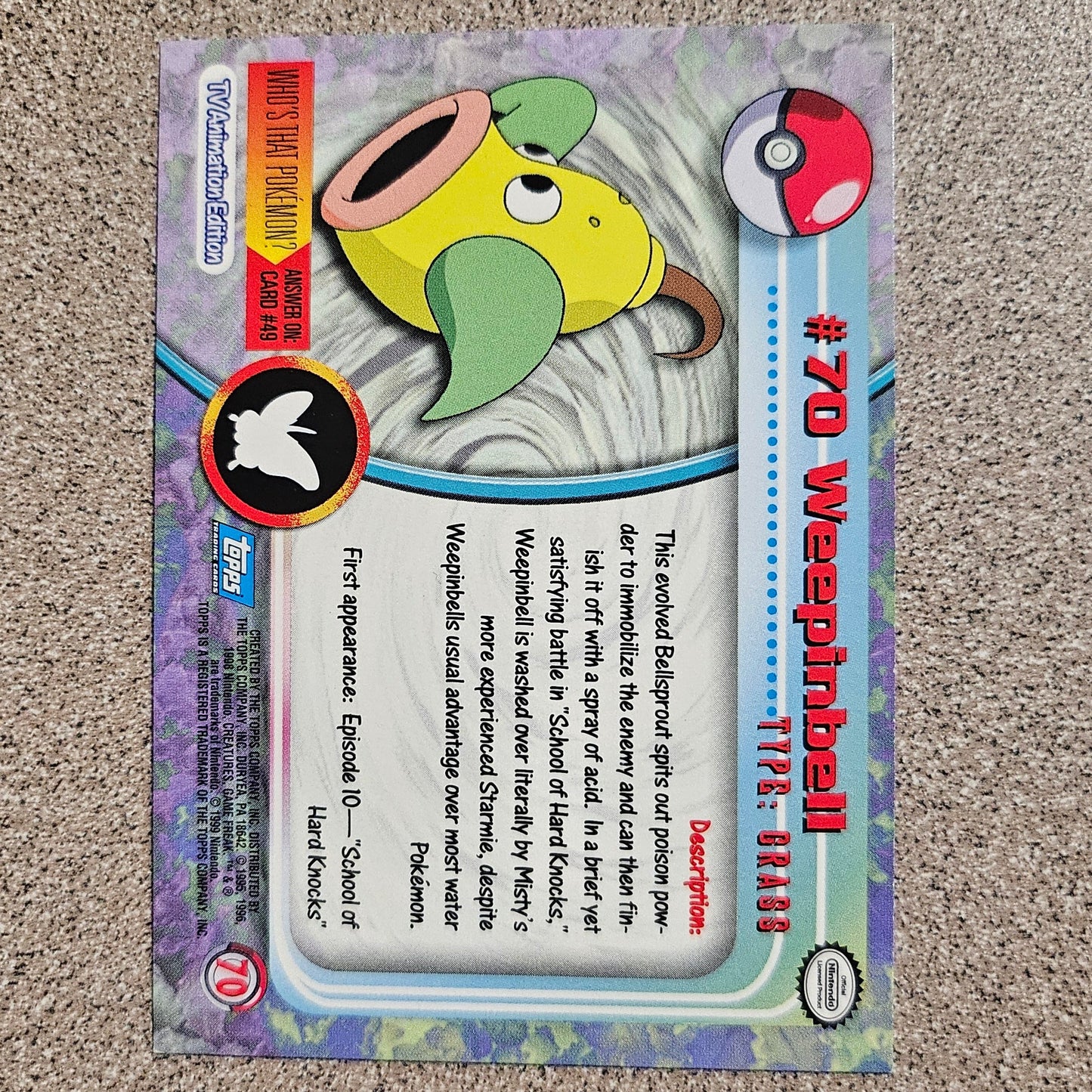 Weepinbell #70 Topps Chrome
