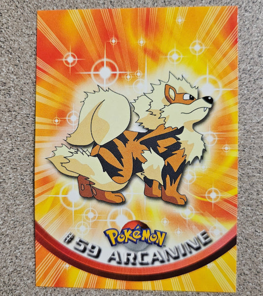 Arcanine #59 Topps TV Series