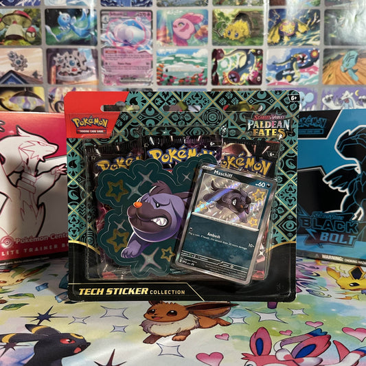 Paldean Fates Maschiff Tech Sticker Collection