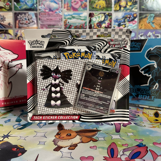 White Flare Tech Sticker Collection