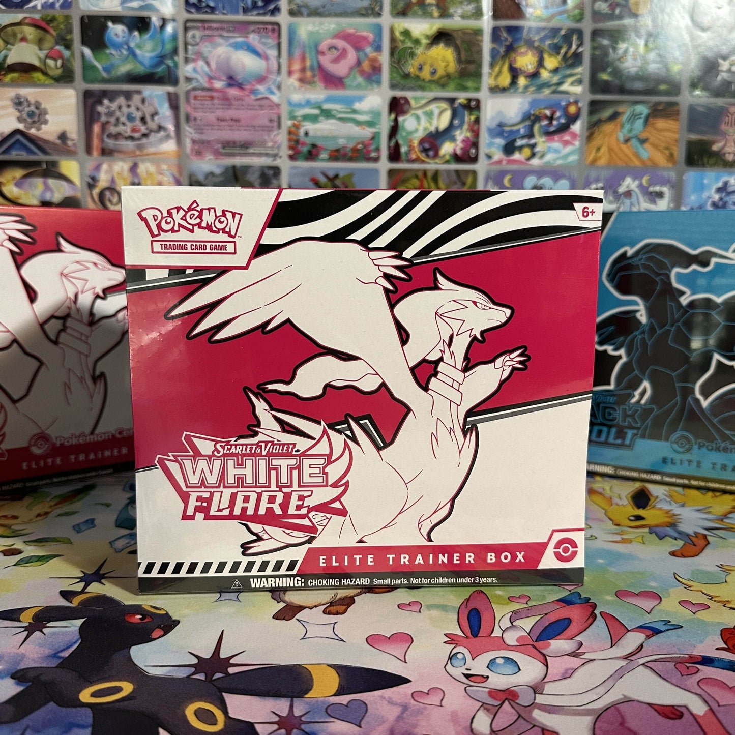 White Flare Elite Trainer Box