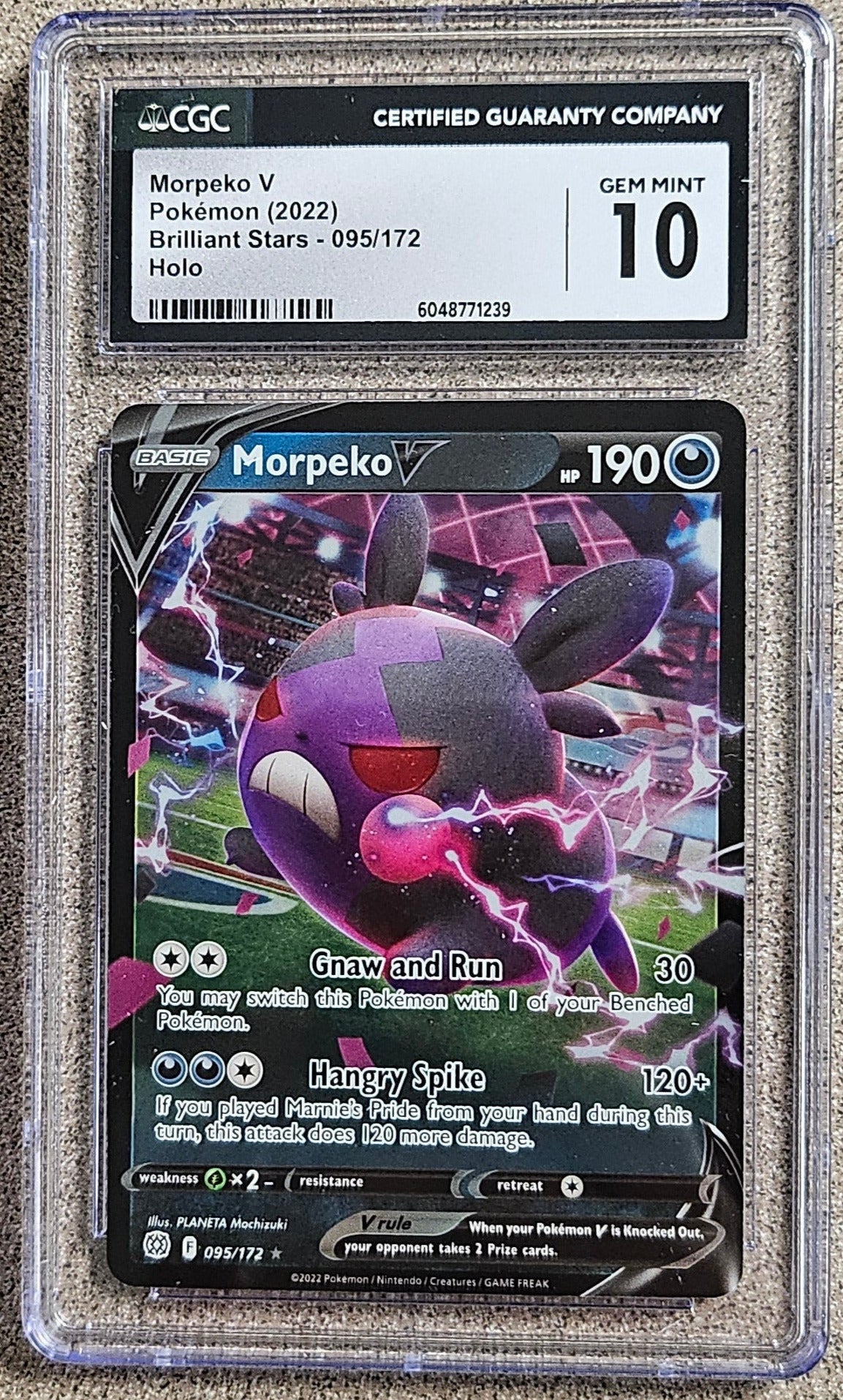 Morpeko V Brilliant Stars CGC 10